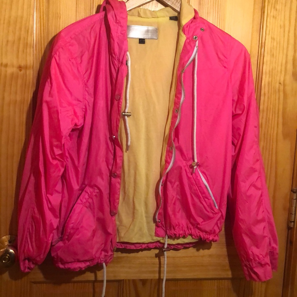 Pink windbreaker